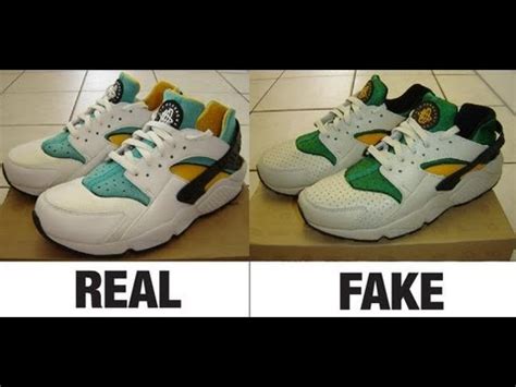 nike air huarache ultra fake vs real|old style nike huarache.